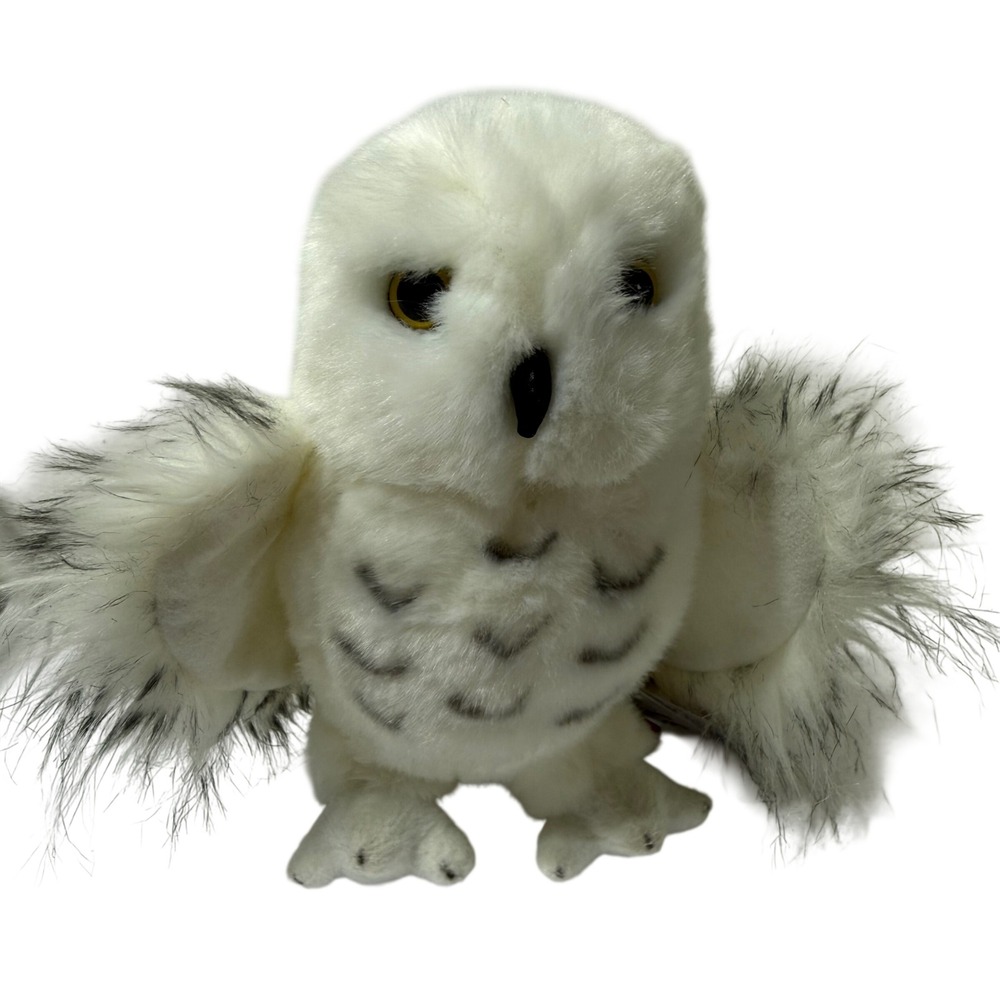 Douglas Cuddle Toy Snowy Owl 3841 Wizard White Plush Stuffed Animal 8 Hedwig Tag
